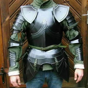 Half Suit of Armor | Gothic Half Body Armour Costume | Gothic 15th Century Half Body Armor for Cosplay & Reenactment | LARP Suit Of Armor