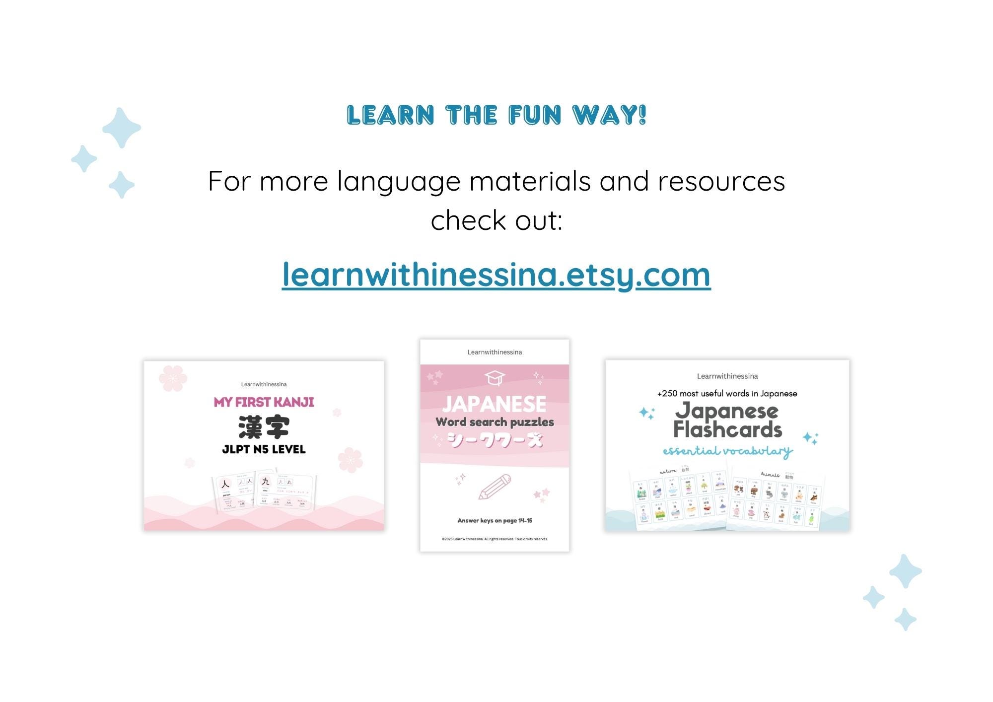 250+ Japanese Vocabulary Flashcards Printable PDF | Beginner Words by ...