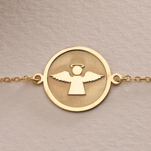 Silver Angel Bracelet , Angel  Bracelet , 925K Silver Minimalist Angel Wings Bracelet , Angel Jewelry Gifts , Silver Gift, Birthday Gift Mom