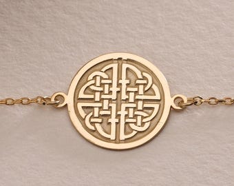 Silver Dara Knot Bracelet ,Celtic Bracelet , Dara Knot Bracelet , Celtic Jewelry For Him,Dara Knot Bracelet , Unisex Gift, Birthday Gift Mom