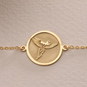 Silver Parrot Bracelet , Personalized Bird Bracalet , Silver Parrot Bird Charm Jewelry, Animal Charm, Birthday Gift Her , Birthday Gift Mom
