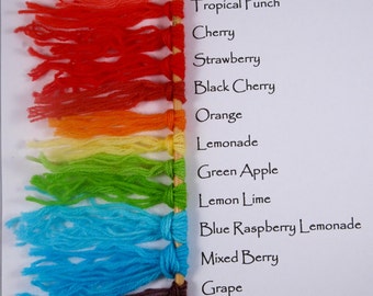 Kool-aid / Rainbow Dye Kit Refill / stovetop dyeing / Kids crafts / kool aid / food safe dyes / hand dyeing / yarn dyeing home dye powdered