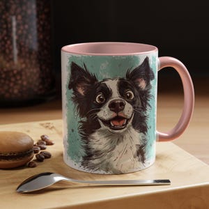 Border Collie Lover Mug #10, Dog Lovers Gift, Love Comes in All Furs, Coffee Cup for Pet Owners, Animal Theme Drinkware