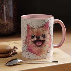 Pomeranian Dog Lover Mug #10, Dog Lovers Gift, Love Comes in All Furs, Coffee Cup for Pet Owners, Animal Theme Drinkware