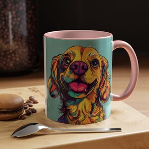 English Cocker Spaniel Lover Mug #1, Dog Lovers Gift, Love Comes in All Furs, Coffee Cup for Pet Owners, Animal Theme Drinkware