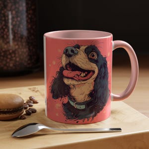 English Cocker Spaniel Lover Mug #10, Dog Lovers Gift, Love Comes in All Furs, Coffee Cup for Pet Owners, Animal Theme Drinkware