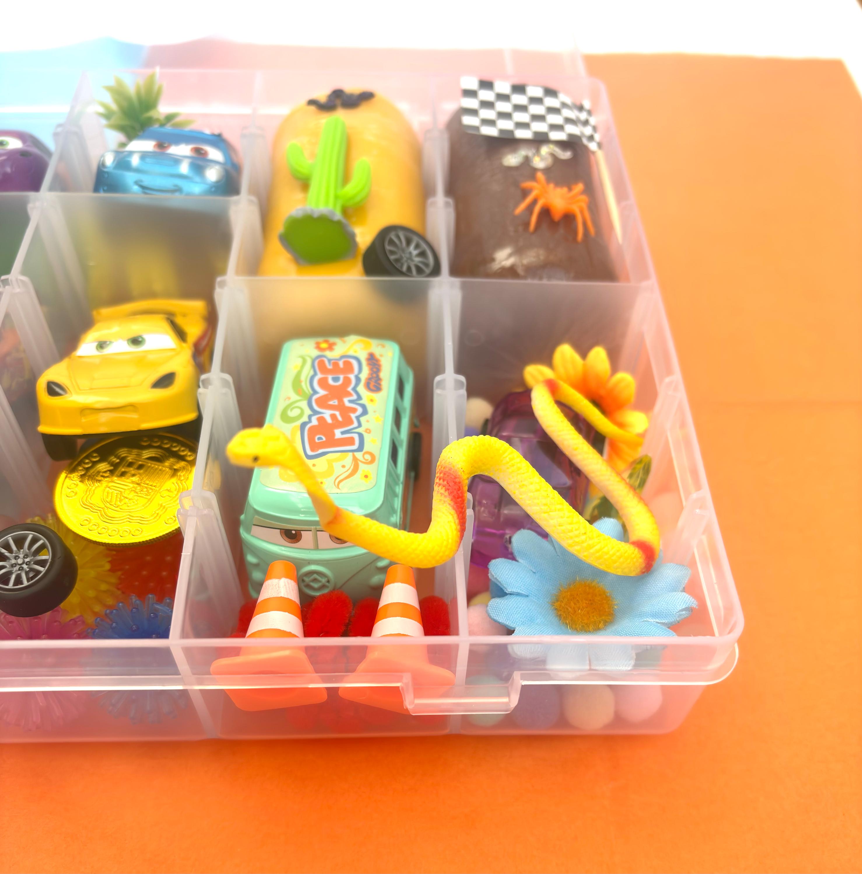 Fidget Racing Racing Car Playdough Sensory Kit | Montessori-inspired Desert Theme | 4 ...