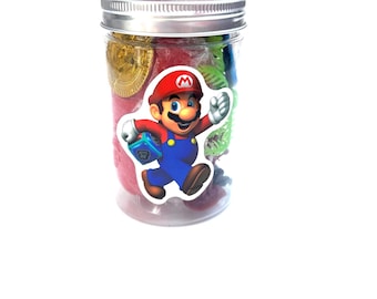 Moustache cartoon hero Maxi Play Dough Jar – 10 oz (160g) | Sensory Surprise Jar | Includes Figure, Charm, and More!