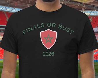 Soccer Shirt Morocco Soccer Team Game Day Shirt for Soccer Fan Gift for Soccer Mom Shirt for Soccer Dad Gift for Moroccan