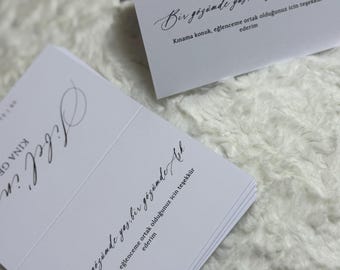 Personalized wedding place cards | Guest name cards | Place cards for henna parties & engagements | Custom decorative signs