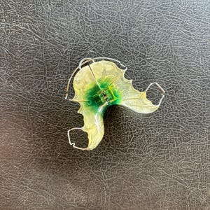 Zähne Zahnspangen Retainer Geräte Gerät Zahnspange Metall Metall