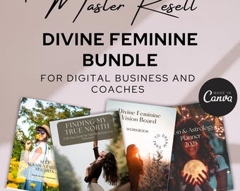 Resell Divine Feminine Empowerment Mega Bundle. Master Resell Rights. Empowerment Coaches, Holistic, Spiritual & Wellness Coaches.