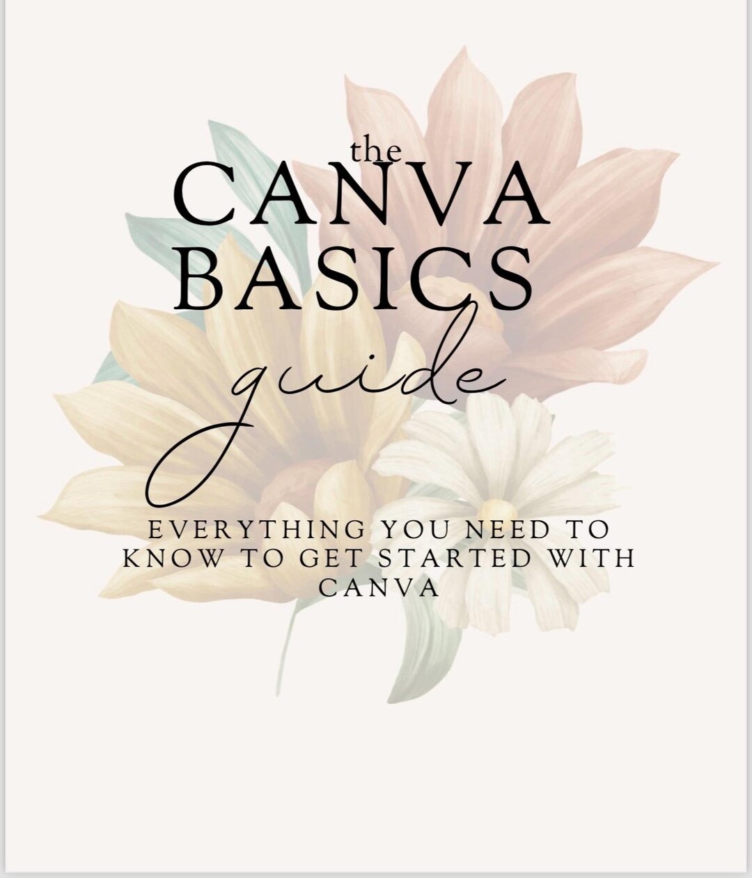 The Canva Basics: A Beginner’s Guide to Creating on Canva. - Etsy