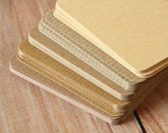 500pc NATURAL Colours Eco Series Business Card Blanks