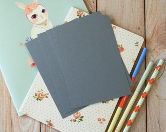Flint Grey colorset postcard blanks