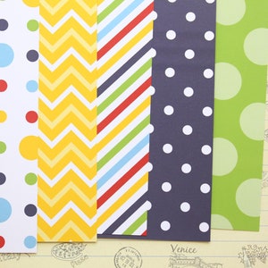 Lot de 04 papier cartonné coloré Party mix 250 g/m²
