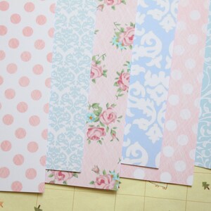 Set 01 Cottage Chic Mix printed card stock 250gsm