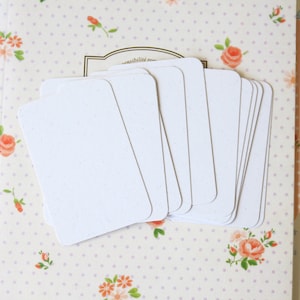 Oatmeal White Superior business card blanks