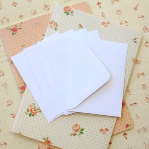 10 pièces Enveloppes C7 blanches