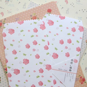 Set 01 Grandes enveloppes Hello Plant