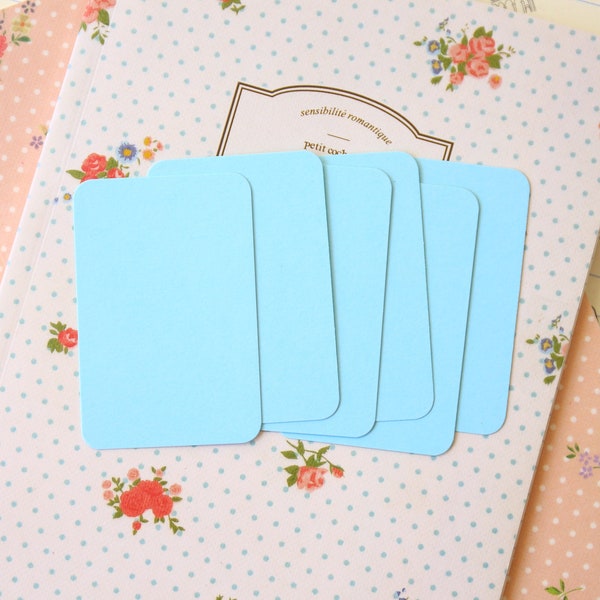 Pale Turquoise Papermill Colour business cards