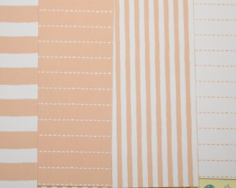 Set 03 Stripe Patterns mix printed card stock 250gsm