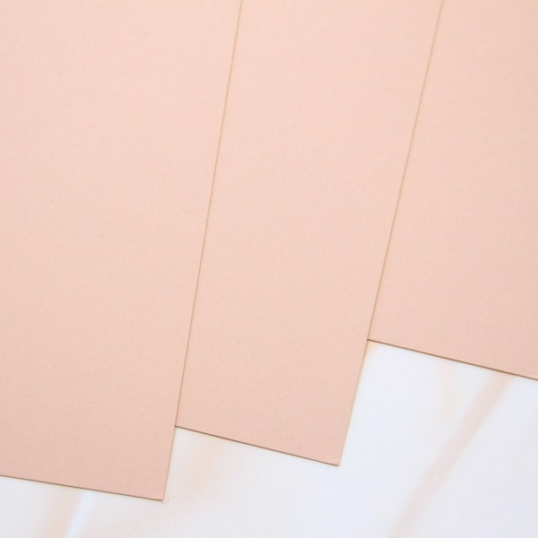 Papier cartonné couleur or rose mat 240 g
