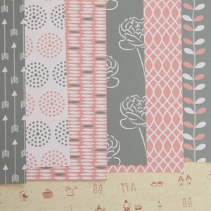 Ensemble 01 de papier cartonné imprimé Mélange de petits fruits 250 g/m²