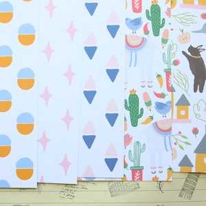 Set 04 Very Friendly Patterns printed card stock 250gsm