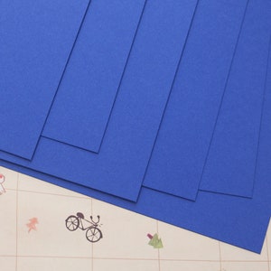 Papier cartonné couleur Bleu royal mat Basics 290 g