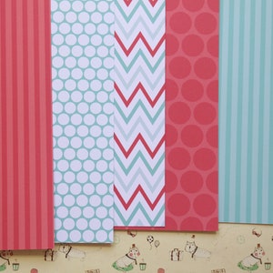 Lot 01 Summer Days mix papier cartonné imprimé 250 g/m²