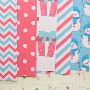 Lot de 02 papier cartonné imprimé mélange de Noël vintage 250 g/m²