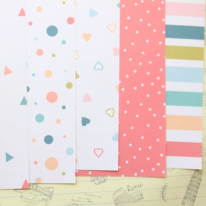 Lot 01 papier cartonné imprimé Mélange amusant mignon 250 g
