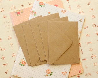 Kraft Brown C7 Envelopes 10pc