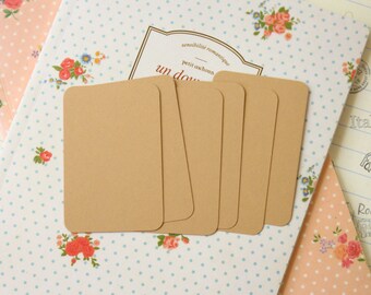 Buff Brown Papermill Colour business cards