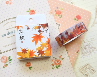 Autumn Leaves Cardlover Seasons Series Washi Masking Tape