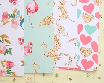 Set 01 Summer Love Mix printed card stock 250gsm