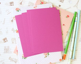 Fuchsia Pink Serie Handwerk Postkarten Rohlinge