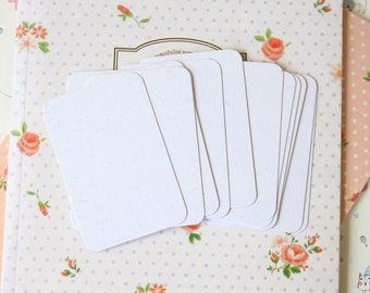 Oatmeal White Superior business card blanks