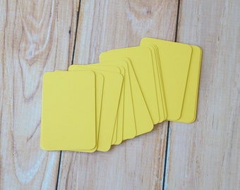 Citron Yellow Vintage Series Business Card Blanks