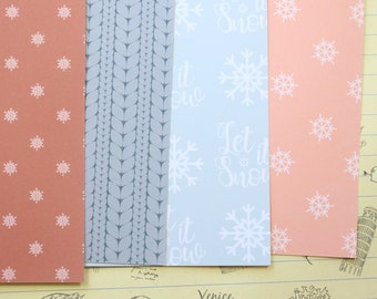 Set 02 Pastel Christmas Mix printed card stock 250gsm