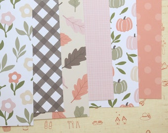 Set 01 Fall Blossom Mix printed card stock 250gsm