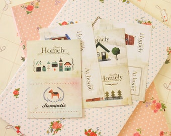 10 HOMELY Dailylike Stick & Sewing paper stickers