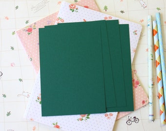 Forest Green Papermill Series blank postcards