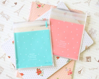 With a Smile Polka Dots cellophane cookie bags sweets bags