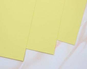 Pale Yellow Matte Colour Card Stock 240gsm