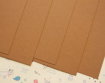 Suede Brown colorset postcard blanks