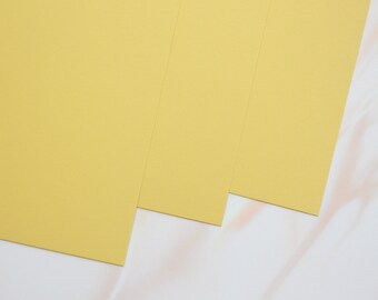 Mustard Yellow Matte Colour Card Stock 240gsm