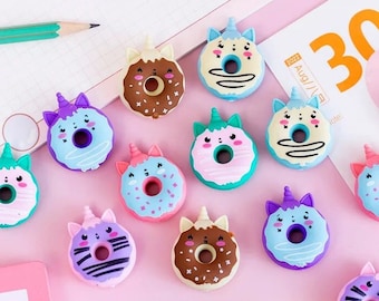 Cat Unicorn Donut cute erasers