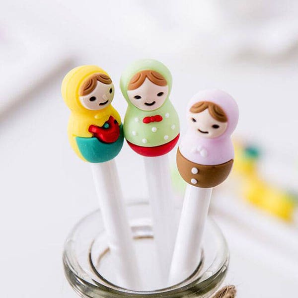 Russian Doll Cartoon Pen